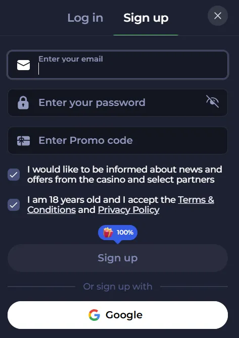 JokaBet Casino Registration