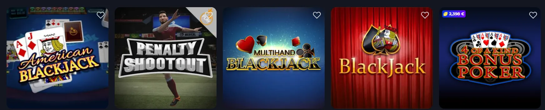JokaBet Casino Table Games